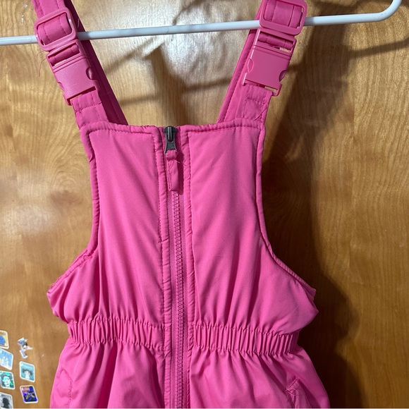 Pink Platinum Snow Bibs - Picture 2 of 4